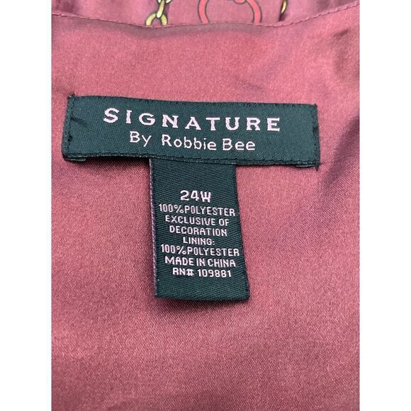 Signature by Robbie Bee Beaded Dress Size 24 - Picture 8 of 9